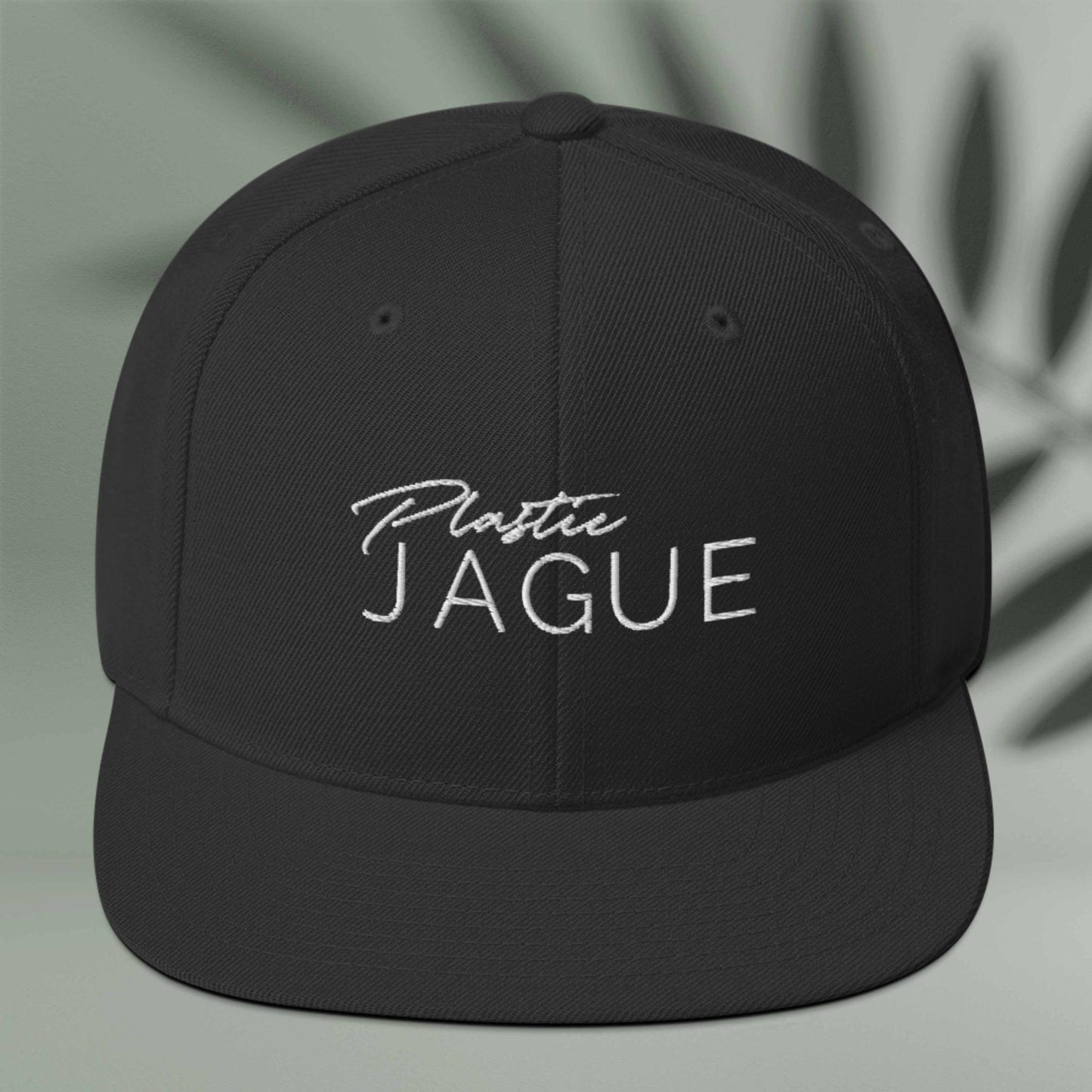 Flat brim Plastic Jague cap