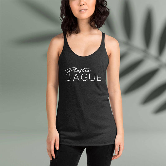 Women's Plastic Jague racerback tank